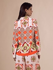  Satin Bohemia Casual Long Sleeve Shirt