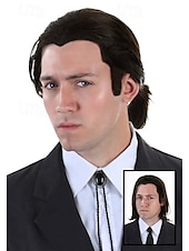 cheap Movie Character Wigs-Pulp Fiction Vincent Vega Wig  Halloween Cosplay Party Wigs