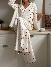 economico indumenti da notte grafici-camicie stampate da donna&amp;amp;abiti da notte - cotone grafico casa abiti