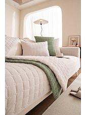 cheap Sofa Cover-Biscuit Plush Soft Non-Slip Couch Cover - Ultra-Comfortable and Cozy Fabric - Non-Slip Backing for Secure Fit - Protects Your Sofa from Spills, Stains, and Wear - Perfect for Enhancing Home Comfort