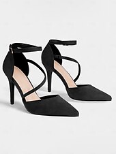 Women's Vibrant Fuchsia Pink Suede High Heel Sandals with Elegant Strappy Design, Perfect for Weddings and Formal Events4