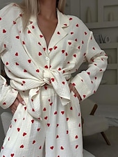 economico indumenti da notte grafici-camicie stampate da donna&amp;amp;abiti da notte - cotone grafico casa abiti