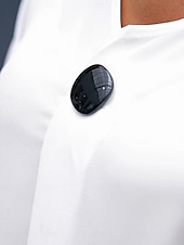preiswerte Damen Arbeitsoberteile-Damen Bluse stylisch modern Halbarm Hemdkragen Arbeit schwarz weiß blau Frühling Herbst