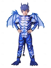 ieftine Costume pentru băieți-Costum Cosplay Aripi Mască balaur Petrecere / Seară Costum Cosplay Pentru copii Băieți Crăciun Zuia Copiilor Mascaradă Petrecere Halloween Mascaradă Îmbrăcați-vă