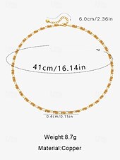 abordables Collier pour femme-collier ras du cou en cuivre plaqué or avec fleur - chaîne réglable délicate pour femme