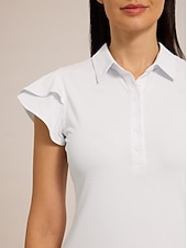 Dámské Turistická polokošile Bílá Bledě růžová Námořnická modř Bez rukávů Vrchní část oděvu Dámské golfové oblečení oblečení oblečení oblečení oblečení levne Dámské golfové oblečení-Dámské Turistická polokošile Bílá Bledě růžová Námořnická modř Bez rukávů Vrchní část oděvu Dámské golfové oblečení oblečení oblečení oblečení oblečení