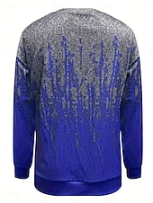 voordelige Kunst &amp; Design Tops-dames sweatshirt grafische straat dagelijkse kleding print casual ronde hals lange mouw micro-elastisch herfst winter comfrt ademend zacht materiaal