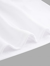 ieftine Bluze &amp; Camisole Damă-Top de camizolă pentru femei fără mâneci guler rotund alb asimetric stratificat elegant drapat vară primăvară casual îmbrăcăminte de lucru ajustare regulară top versatil