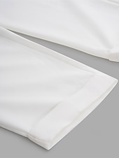 economico Sottile-Per uomo pantaloni della tuta Pantaloni Pantaloni con pieghe Pantaloni da completo Cerniera Bottoni Tasche Liscio Comfort Traspirante Lunghezza intera Matrimonio Attività commerciale Informale Di