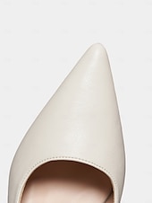 abordables tacones kitten-Tacones de aguja negros para mujer con correa en el tobillo: elegantes zapatos de punta puntiaguda para fiestas de noche y eventos formales
