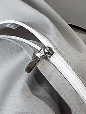 baratos Coleção de elite-Conjunto de cama com capa de edredom de 4 peças, 100% algodão orgânico, tecido macio e respirável, inclui capa de edredom e fronhas para um sono confortável