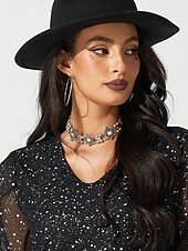 voordelige Accessoires voor dames-Vintage gothic choker ketting met parel- en filigraandetails - elegante statement sieraden voor cosplay, kostuumfeesten en speciale gelegenheden