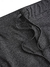 cheap Women&#039;s Sweatpants-Women&#039;s Sweatpants Wide Leg Pants Trousers Active Streetwear Casual Full Length Mid Waist Plain Pocket Drawstring Elastic Waist Breathability Soft Comfortable Micro-elastic Outdoor Street Daily