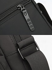 economico Borselli da uomo-borsa a tracolla impermeabile da uomo con più tasche con cerniera – borsa a tracolla da viaggio per esterni resistente in verde oliva