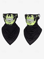abordables Accesorios Para Hombres-Bandana con forma de calavera para deportes al aire libre: mascarilla multifuncional transpirable para ciclismo, senderismo y festivales de Halloween