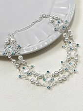 voordelige Accessoires voor dames-Vintage gothic choker ketting met parel- en filigraandetails - elegante statement sieraden voor cosplay, kostuumfeesten en speciale gelegenheden