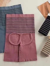 cheap Thigh Slimmers-Women's  High Waist Flat Panties Seamless Body Shaping Boxers  Safety Shorts Slimming Underwear Home Outfits