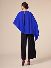 abordables Jumpsuits-Mono de cuello redondo con dobladillo irregular en contraste