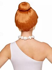זול פאות זוגיות-wilma flintstone פאות קרנבל קוספליי מסיבת פאות