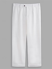 economico Sottile-Per uomo pantaloni della tuta Pantaloni Pantaloni con pieghe Pantaloni da completo Cerniera Bottoni Tasche Liscio Comfort Traspirante Lunghezza intera Matrimonio Attività commerciale Informale Di