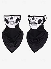 abordables Accesorios Para Hombres-Bandana con forma de calavera para deportes al aire libre: mascarilla multifuncional transpirable para ciclismo, senderismo y festivales de Halloween