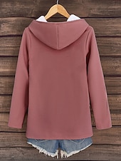 economico Tute da donna-Set di abbigliamento per casa donna in 2 pezzi felpa con cappuccio e pantaloni jogger stampa grafica per clima freddo foderato in pile vestibilità comoda per l&#039;inverno