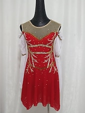 cheap Figure Skating Dresses-Figure Skating Costumes Artistic Gymnastics Costumes Ice Skating Performance Costumes Rhythmic Gymnastics Performance Costumes Sportswear