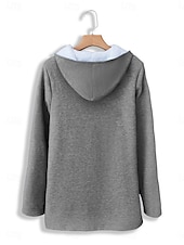 cheap Women‘s Sweatsuits-Women&#039;s 2 Pieces Fleece Lined Two Piece Set Hoodie and Pant Letter Warm Comfort Soft Home Daily Bed Fleece Warm Breathable Crew Neck Long Sleeve Pullover Pant Elastic Waist Fall Winter