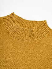 abordables Vestidos de suéter-Vestido estilo suéter midi de chenilla urbana y corte limpio