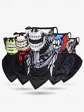 abordables Accesorios Para Hombres-Bandana con forma de calavera para deportes al aire libre: mascarilla multifuncional transpirable para ciclismo, senderismo y festivales de Halloween