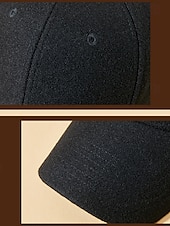 お買い得  メンズ ベースボールキャップ-男性用 ベースボールキャップ 日よけ帽 トラッカーハット ブラック ライトグレー ポリエステル ファッション カジュアル ストリート 日常 純色 保温 フリースライナーつき 調整可能 防風
