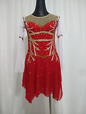 cheap Figure Skating Dresses-Figure Skating Costumes Artistic Gymnastics Costumes Ice Skating Performance Costumes Rhythmic Gymnastics Performance Costumes Sportswear
