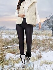preiswerte Weste-Damen Achselzucken Feste Farbe Basic Brautkleider schlicht Langarm V Ausschnitt Normale Oberteile Täglich Patchwork Knopf Grau Herbst Winter
