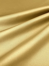 ieftine galben-rochie de seară din satin în linie aur auriu șampanie rochie elegantă de toamnă pentru invitați de nuntă carnaval formală lungime până la podea buzunar fără mâneci cu decolteu în V cu mărgele din