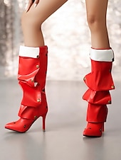 olcso Slouch Boots-sokoldalú női fekete műbőr magassarkú kabrió csizma gombos részlettel – 2 az 1-ben enyhe vagy elegáns térdig érő dizájn hétköznapi és formális alkalmakra