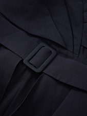 voordelige Mama&amp;#39;s jumpsuits-Twee-delige Jumpsuit Moeder van de Bruid Formele Bruiloft Gast Elegante Feest Scoop Hals Off Schouder Enkele Lengte Rekbare Stof 3/4 Lange Mouw met Ceintuur  Riem 2025