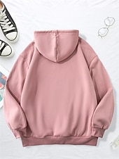 levne Zvířata vrcholy-dámská mikina s kapucí fleece zvíře ulice denní nošení potisk kapsy ležérní comfrt mikina s dlouhým rukávem mikroelastický podzim zima podzim &amp;amp; zimní comfrt prodyšná měkká tkanina
