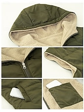 preiswerte Puffers &amp; Parka-Damen Fleecejacke Fleece-Weste Teddy-Mantel warm halten Atmungsaktiv Zip Tasche Innenfutter aus Fleece Brautkleider schlicht Glatt Urlaub Strasse Freizeitskleidung Ausgehen Reisverschluss Standard