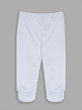 billiga Enkla Leggings-Dam Yogabyxor Solskydd Magkontroll Rumplyft Hög midja Yoga Kondition Gymträning Caprileggings Underdelar Violett Svart Vit sporter Sportkläder Hög Elasisitet Mager