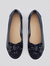 cheap Women&#039;s Flats-Women&#039;s Leather Wedge Flats with Decorative Bow and Embellished Toe – Comfortable Casual Slip-On Shoes for Everyday Wear