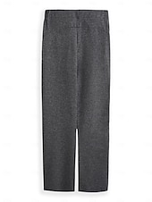 cheap Women&#039;s Sweatpants-Women&#039;s Sweatpants Wide Leg Pants Trousers Active Streetwear Casual Full Length Mid Waist Plain Pocket Drawstring Elastic Waist Breathability Soft Comfortable Micro-elastic Outdoor Street Daily