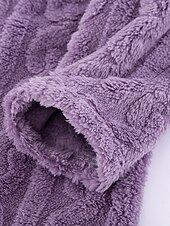 levne Dámské noční košile a košile na spaní-dámské pyžamo noční košile čistá barva jednoduché pohodlí comfrt home fleece crew krk jaro podzim home outfity
