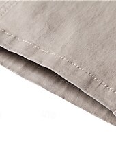 baratos Chinos-Homens Calças chinês Calça casual Botões Bolsos Tecido Conforto Formal Festa Trabalho Moda Estilo Clássico Exército verde Preto Micro-Elástica