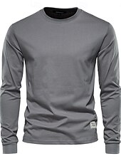 preiswerte Herrengolfkleidung-Herren Pullover Sweatshirt Rote Dunkelmarine Blau Langarm Shirt Golfkleidung, Kleidung, Outfits, Kleidung