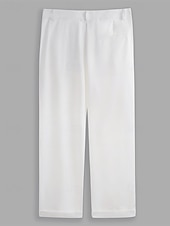 economico Sottile-Per uomo pantaloni della tuta Pantaloni Pantaloni con pieghe Pantaloni da completo Cerniera Bottoni Tasche Liscio Comfort Traspirante Lunghezza intera Matrimonio Attività commerciale Informale Di