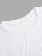 ieftine Bluze &amp; Camisole Damă-Top de camizolă pentru femei fără mâneci guler rotund alb asimetric stratificat elegant drapat vară primăvară casual îmbrăcăminte de lucru ajustare regulară top versatil