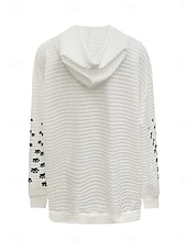 preiswerte Texturierte Kapuzenpullover &amp; Sweatshirts-Damen-Kapuzenpullover mit Katzen-Print, Street-Look, Alltagskleidung, lässiger Kapuzenpullover, langärmelig, mikroelastisch, Herbst/Winter, bequem, atmungsaktiv, weicher Stoff
