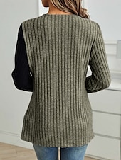 abordables Hauts en dentelle-Blouses élégantes en dentelle pour femmes blouse à œillets modernes et stylées à manches longues tops réguliers col ras du cou travail quotidien romantiques petits tenues estivales pour les vacances