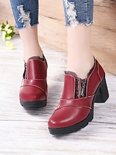 Недорогие 1920-е годы-женские красные ботинки на шнуровке в викторианском стиле на среднем каблуке с бантом, винтажная готическая обувь для косплея, вечеринок и особых случаев