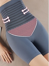 cheap Thigh Slimmers-Women's  High Waist Flat Panties Seamless Body Shaping Boxers  Safety Shorts Slimming Underwear Home Outfits